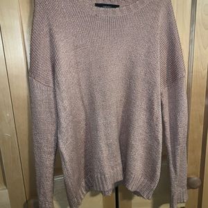 Forever 21 light rose pink sweater